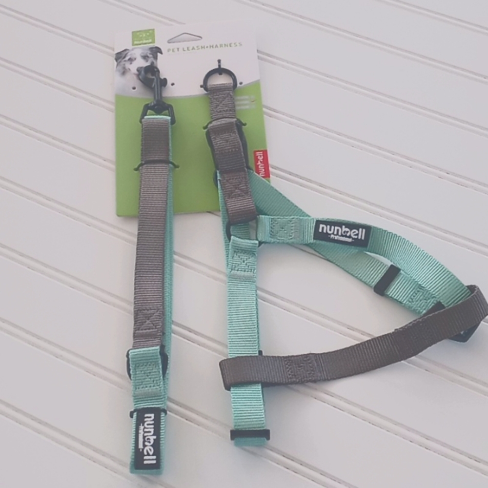 Nunbell Two Tone Nylon Pet Leash & Harness Set - Picture 6 of 11